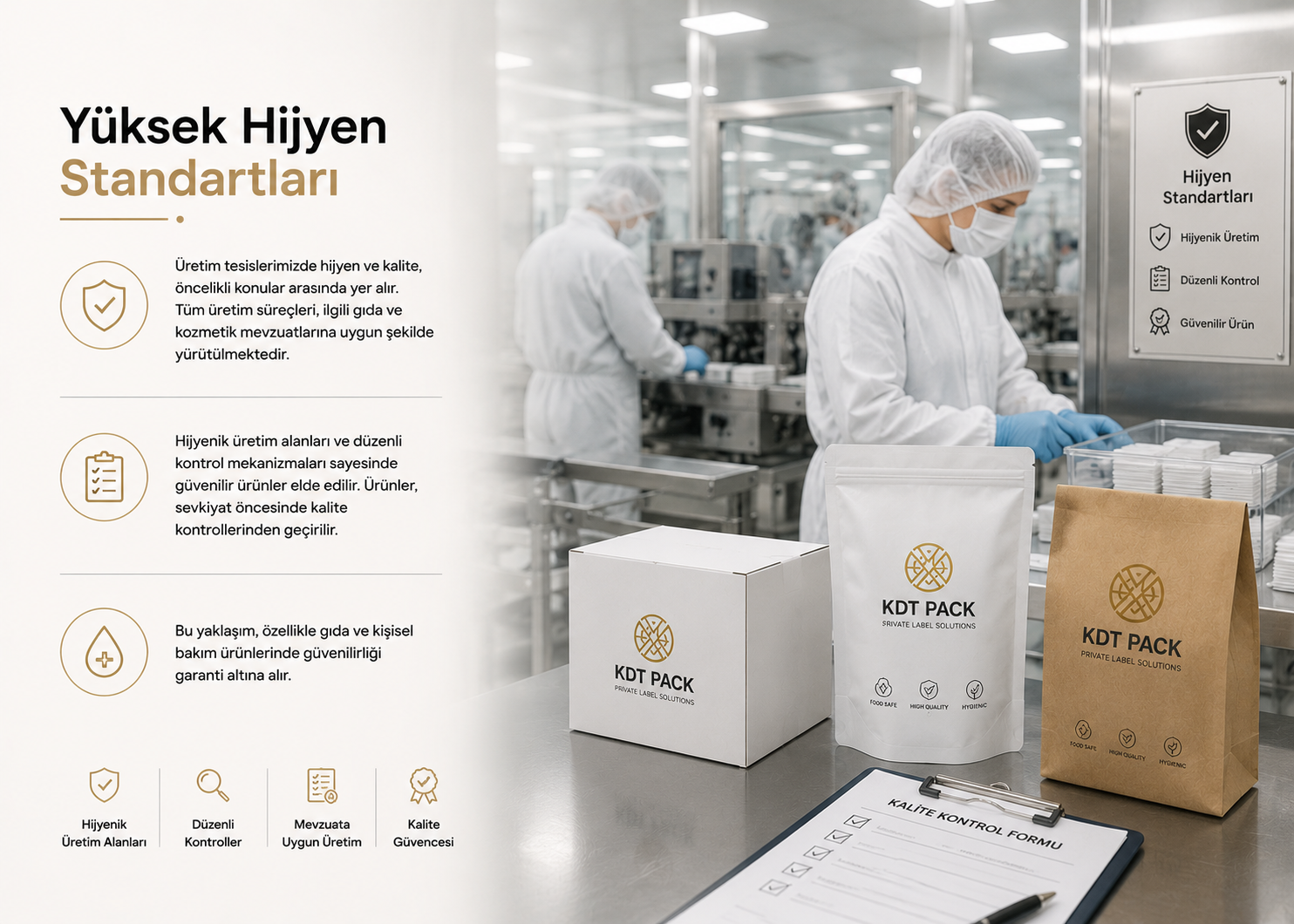 Yüksek Hijyen Standartları